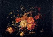 Rachel Ruysch Basket of Flowers oil painting